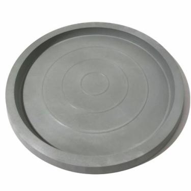 Imagem de Prato Para Vaso De Polietileno Grande 34cm - Alpe & Aritana, Cinza