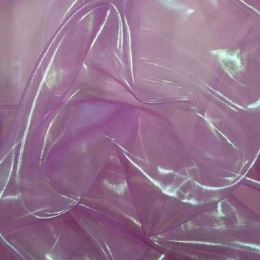 Imagem de Tecido Organza Holografica Rosa Claro 3Mts X 1,50 + - TRAMA & ELEGANCI