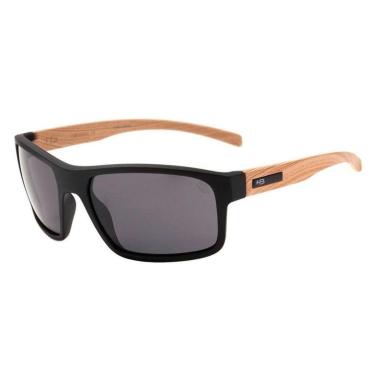 Imagem de Óculos Solar Hb Overkill 10100280261001  Fosco Madeira Lente Cinza-Masculino