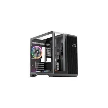 Imagem de Gabinete Gamer 1STPLAYER RT5, Mid Tower, ATX, Lateral em Vidro Temperado, Preto - RT5-BK