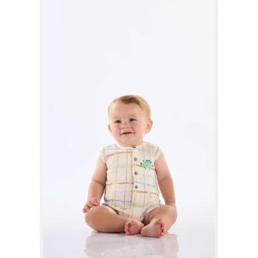 Imagem de Macaquinho Suedine Comfy Up Baby-Masculino