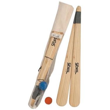 Imagem de Kit betes com embalagem e bolinha nr3 - Bel Lazer - Bel Sports