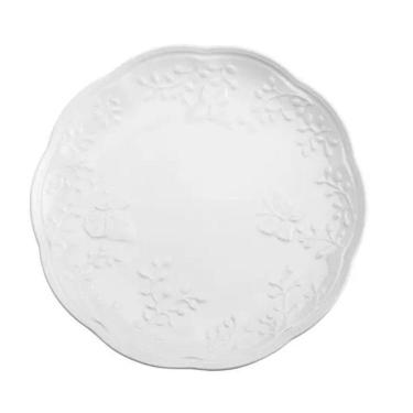 Imagem de Prato Raso Porcelana New Bone Butterfly 26,5cm Branco Lyor