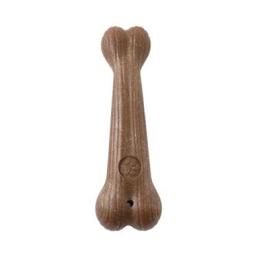 Imagem de Brinquedo Interativo Para Roer Dentes De Cães, Osso De Bambu, Resisten