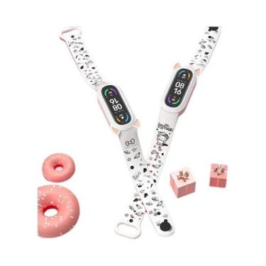 Imagem de Pulseira De Silicone Esportiva Para Xiaomi Mi Band 9 8 7 6 5 4 3 - Sub