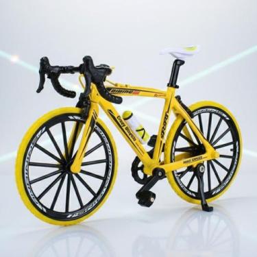 Imagem de Miniatura Bike SPEED Diecast 110 Metal Colecionável Articulada (20cm) 