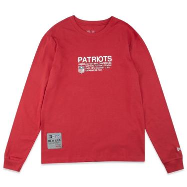 Imagem de Camiseta New Era Manga Longa NFL New England Patriots Institutional Style Masculino-Masculino