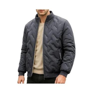 Imagem de Parkas Casuais Masculinas À Prova De Vento E Resistentes À Água Com Zí