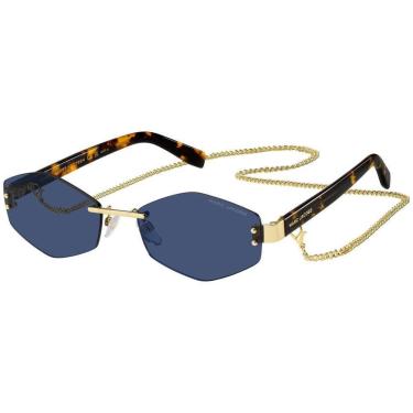 Imagem de Óculos de Sol Marc Jacobs Marc 496/S Air LKS - Dourado 57-Feminino