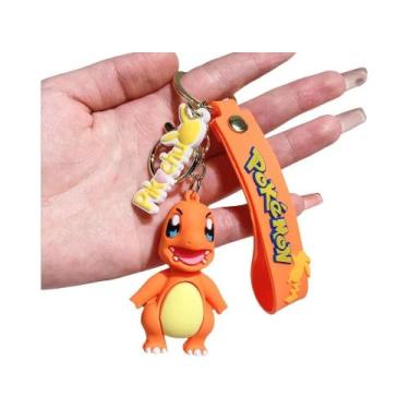 Imagem de Chaveiro De Silicone Pokémon Para Crianças: Pikachu, Charmander, Squir