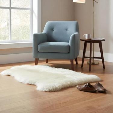 Imagem de Pelego Tapete De Ovelha Couro Legitimo Para Decoração Grande - LUQ  AR