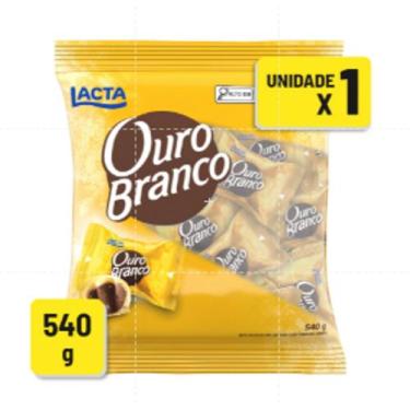Imagem de Chocolate Ouro Branco Pacote 540g - Lacta
