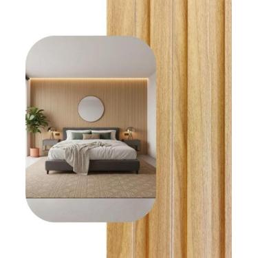 Imagem de Painel Ripado Interno WPC Placa com 2,90m x 15,7cm Savana RENO