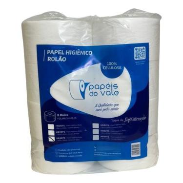Imagem de Papel Higiênico Rolão Brc 300 M 8 Rol Celulose Sofisticação