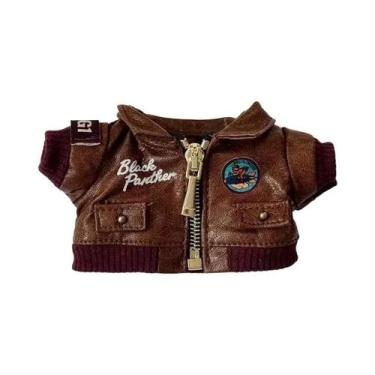 Imagem de Jaqueta Retrô Marrom Para Boneca Labubu, Conjunto De Roupas E Acessóri