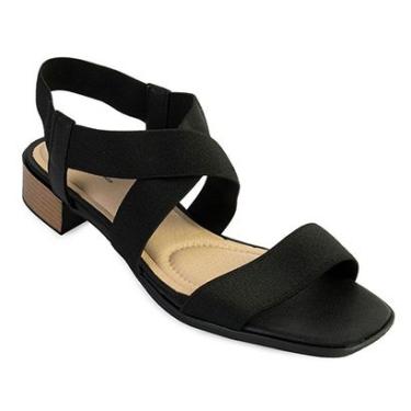 Imagem de Sandália Modare Salto Bloco Elástico Feminina-Feminino