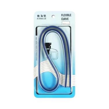 Imagem de Régua Curva Flexível 30cm 40cm 50cm 60cm Ferramenta De Desenho Serpent