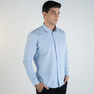 Imagem de Camisa Linho Pienza Versatiold Azul Claro-Masculino