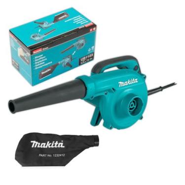 Imagem de Soprador Elétrico UB1103 Makita 700W Com Saco Coletor Função Aspirador