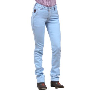 Imagem de Calça Jeans Feminina Carpinteira Delavê Cowboy Winner 36295