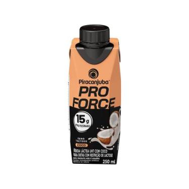 Imagem de Bebida Láctea Zero Lactose ProForce Coco 15g de Proteína 250ml Piracan