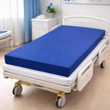 Imagem de Colchão Hospitalar Solteiro Espuma D45 188x88x12cm Antiácaro - RG Colc