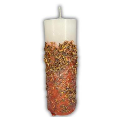 Imagem de Vela 7 Dias Orixá Artesanal em Parafina Modelo:Maria Navalha - Lua Mís