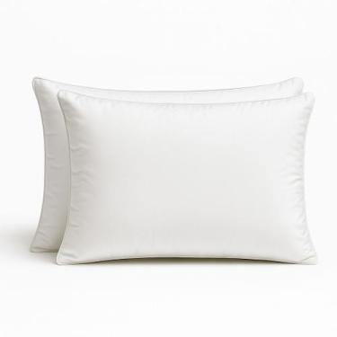 Imagem de Travesseiro 400 Fios Macio 50cm x 70cm Enchimento Fibra Siliconada - I