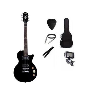 Imagem de Kit Guitarra Strinberg Les Paul LPS200 Preta