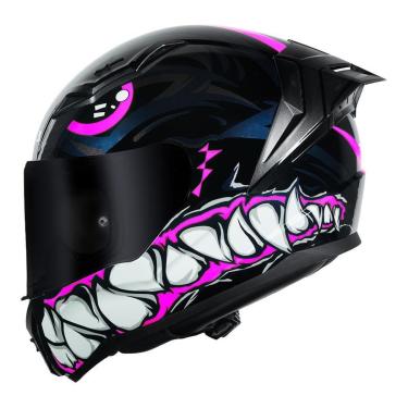 Imagem de Capacete LS2 FF810 Vigo Sarbul Preto e Rosa-Feminino