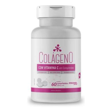 Imagem de Colágeno Hidrolisado + Vitamina C 60 Compri de 1000mg Promel