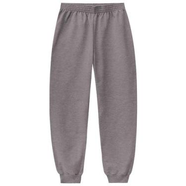 Imagem de Calça Moletom Masculina Malwee Adulto Ref. 6670, Cinza escuro, G
