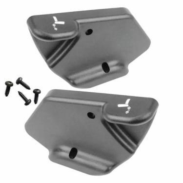 Imagem de Par Alavanca Levantar Banco Palio Uno 2 Portas Grafite + Parafusos - P