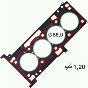 Imagem de JUNTA CABECOTE para CRETA 2.0 16V 17/ ELANTRA 2.0 16V 11/ IX - BASTOS 