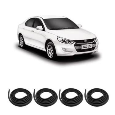Imagem de Kit Borracha Vedação Das 4 Portas J5 2010 à 2016 - Sem marca