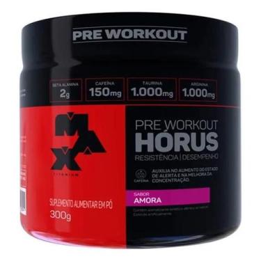 Imagem de Suplemento Em Pó Max Titanium Pré Treino Horus Sabor Amora E - Congrat