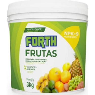 Imagem de Forth Frutas 3kg Fertilizante Mineral Misto NPK+9 Nutrientes