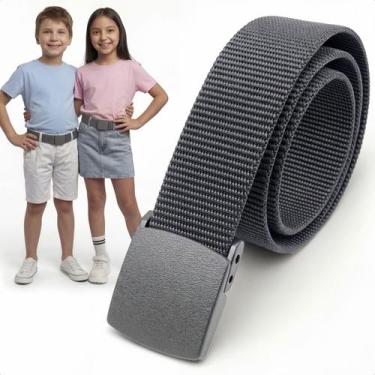 Imagem de Cinto Infantil Ajustável Leve Confortável Para Calça Bermuda Uniforme 