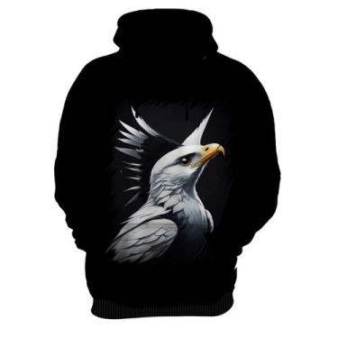 Imagem de Blusa de Frio Falcão Branco Visão Determinação 4 - Kasubeck Store®, In