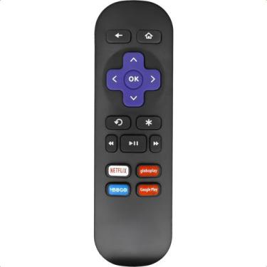 Imagem de Controle Remoto Compatível com AOC Roku TV e Roku Express Streaming Ne