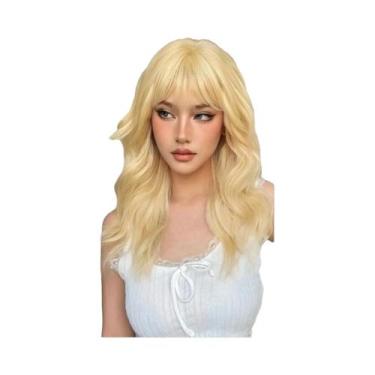 Imagem de Franja Colorida Laranja De Cabelo Humano Com Clipe De 6 Polegadas Para