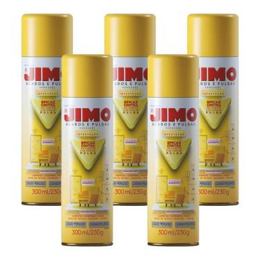 Imagem de Kit 5 Contra Ácaros Pulgas Carrapatos Jimo 300ml