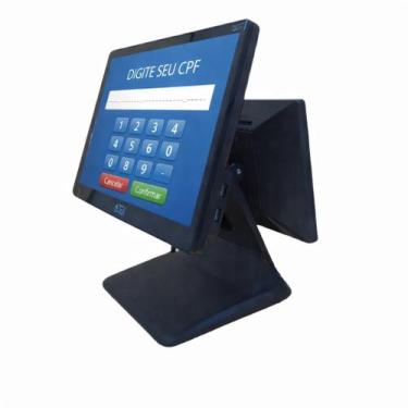 Imagem de Computador PDV Duplo 15.6 + 11.6 All-In-One Touchscreen Full HD 8GB RA