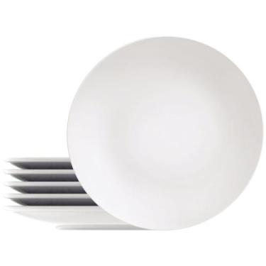 Imagem de Jogo de Pratos Redondo de Porcelana Branco Raso - Tramontina Sophia 6 