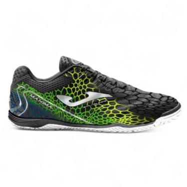 Imagem de Tênis Chuteira Futsal Joma Maxima Indoor Original, Preto, Verde, 39