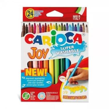 Imagem de Canetinha Hidrográfica Carioca Joy 24 Cores Lavável