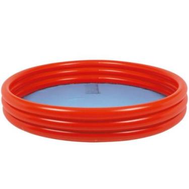 Imagem de Piscina Inflável Infantil 300L 3 Anéis 157cm SunClub -, Vermelho