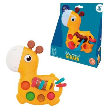 Imagem de Brinquedo Sensorial Girafa Fenix - FBB-673