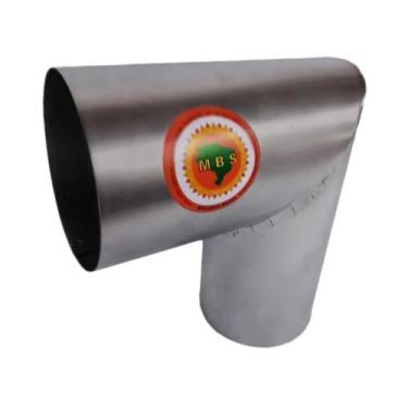 Imagem de Joelho Para Tubo De Chaminé Inox Diâmetro 20cm - Brassol