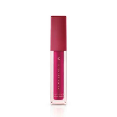Imagem de Batom Líquido Pink Peônia Niina Secrets Skinny Matte 5ml Eudora